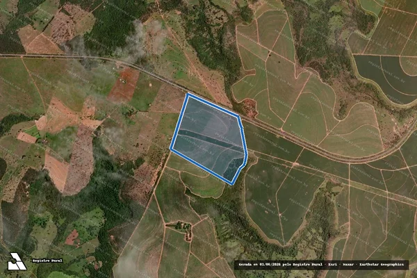 Imagem de satélite de FAZENDA DOS APUROS I - APUROS 1 em Comendador Gomes - MG