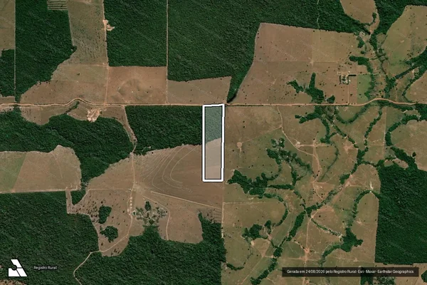Imagem de satélite de LINHA 85 KM 30 LOTE 18 GLEBA CORUMBIARA