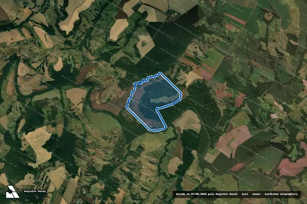 Imagem de satélite de FAZENDA SHANGRI-LA - GLEBA A em Astorga - PR