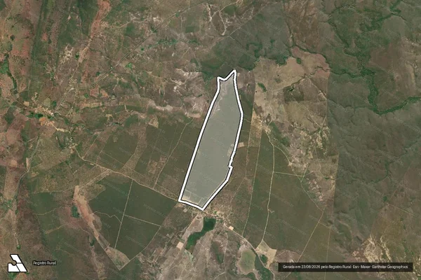 Imagem de satélite de FAZENDA LAGOA DE DENTRO - Parte 1 em Barra da Estiva - BA