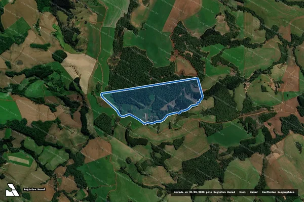 Imagem de satélite de LOTE 18-3 DA GLEBA 4 ? FAZ. SÃO FRANCISCO DE SALES - Parte 1 em Clevelândia - PR
