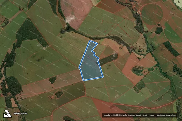 Imagem de satélite de Fazenda Boa Esperança - Parcela 1 em Conceição das Alagoas - MG