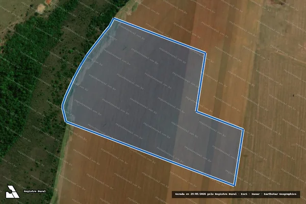 Imagem de satélite de FAZENDA CABECEIRA DA LAGE - C em Alto Taquari - MT