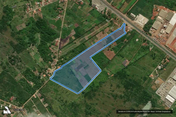 Imagem de satélite de CHACARA BASS II - Parte 1 em Conceição do Jacuípe - BA