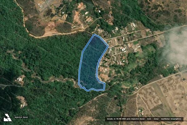 Imagem de satélite de FAZENDA CAVA GRANDE GLEBA ETE - GLEBA ETE em Marliéria - MG