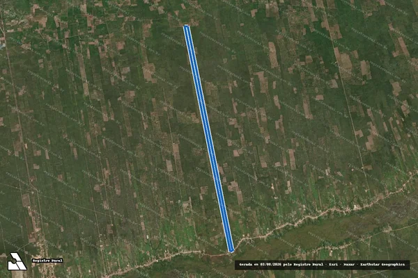 Imagem de satélite de Gleba Ponta da Pedra - PARCELA 01 em Água Doce do Maranhão - MA