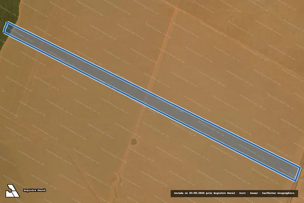 Imagem de satélite de Chácara nº 294 - Parcela 1 em Cláudia - MT