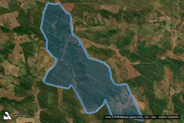 Imagem de satélite de FAZENDA VÃO DO BARREIRO - Parte 1 em Pastos Bons - MA
