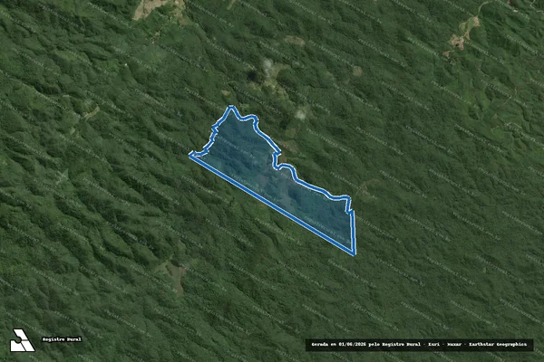 Imagem de satélite de Fazenda Guapiara III em Capão Bonito - SP