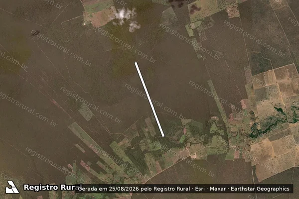 Imagem de satélite de FAZENDA CALINDÓ II - Parte 6 em Manga - MG