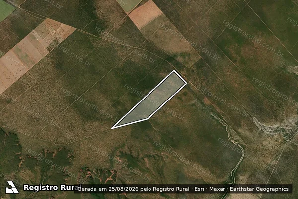 Imagem de satélite de FAZENDA LARGA - Gleba 44 em Januária - MG