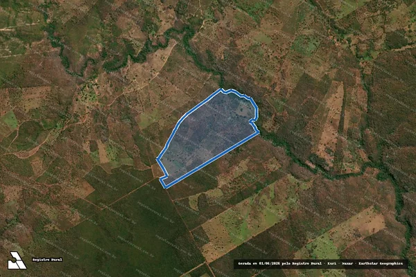 Imagem de satélite de FAZENDA CRUZ DOS ARAÚJOS - Parcela 1 em Cônego Marinho - MG