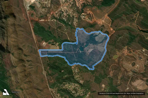 Imagem de satélite de RETIRO DO EZEQUIEL GLEBA 08 - Parte 1 em Itabirito - MG