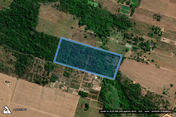 Imagem de satélite de Lote Rural nº 35/1D - Lote Rural nº 35/1CD em Alta Floresta - MT