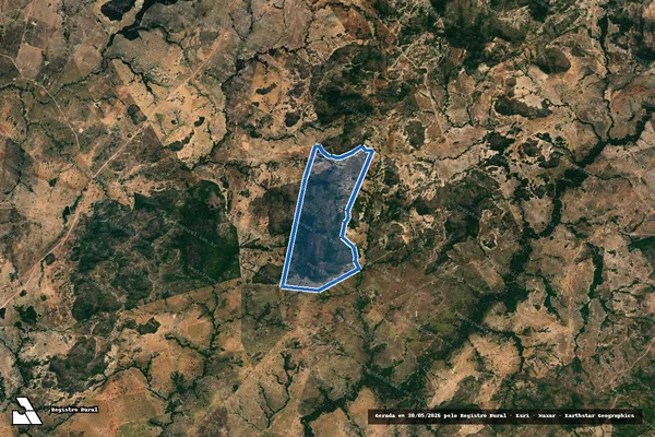 Imagem de satélite de FAZENDA RETIRO OU ALAGADO - Gleba 10 em Araguapaz - GO
