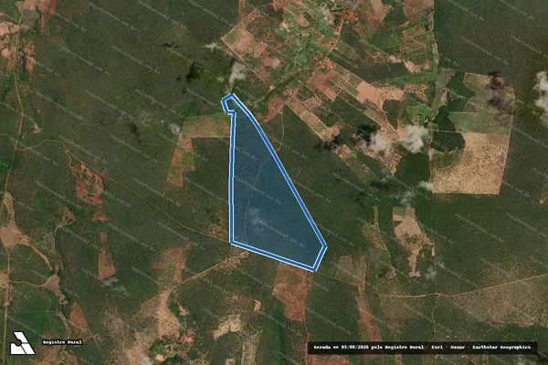 Imagem de satélite de FAZENDA PIEDADE - Parte 1 em Licínio de Almeida - BA