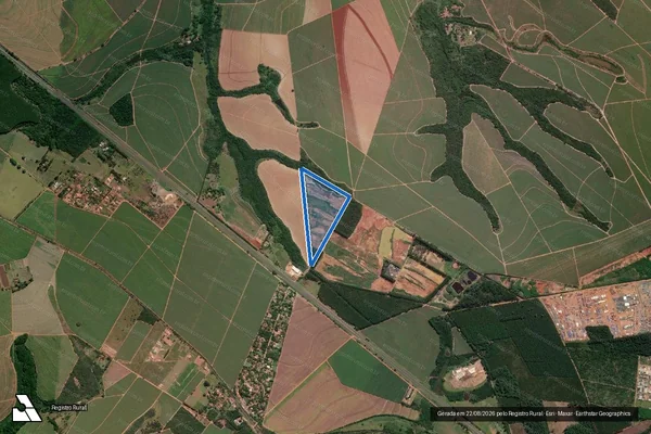 Imagem de satélite de Fazenda Santa Maria - Gleba 1
 - Parte 1 em Lençóis Paulista - SP