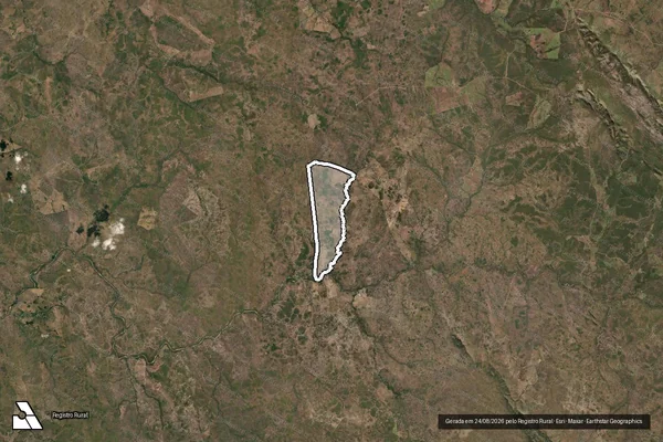 Imagem de satélite de FAZENDA KAGADOS - Parte 1 em Paranã - TO
