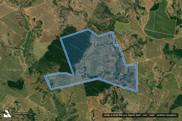 Imagem de satélite de FAZENDA GUARAPARI - Lote 01 em Nanuque - MG