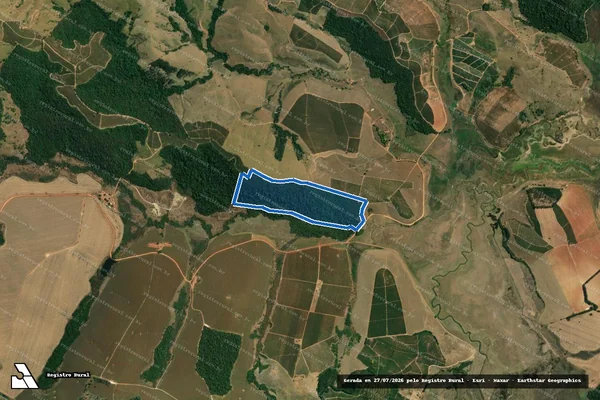 Imagem de satélite de FAZENDA MONTE CRISTO - PARTE 2 em Conceição da Aparecida - MG