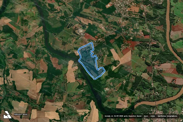 Imagem de satélite de Sem denominação - Parcela 1 em Santo Ângelo - RS