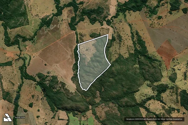Imagem de satélite de Fazenda Santo Antônio da Lage de Cima, também conhecida por Moitas - GLEBA 02 em Ipameri - GO