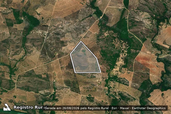 Imagem de satélite de LOTE 46 ? PROJETO DE ASSENTAMENTO RIO VERMELHO - LOTE 46 ? PA RIO VERMELHO em Niquelândia - GO