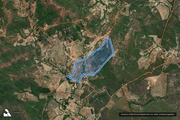 Imagem de satélite de FAZENDA SOBRADO - MUMBUCA - 001 em Cristália - MG