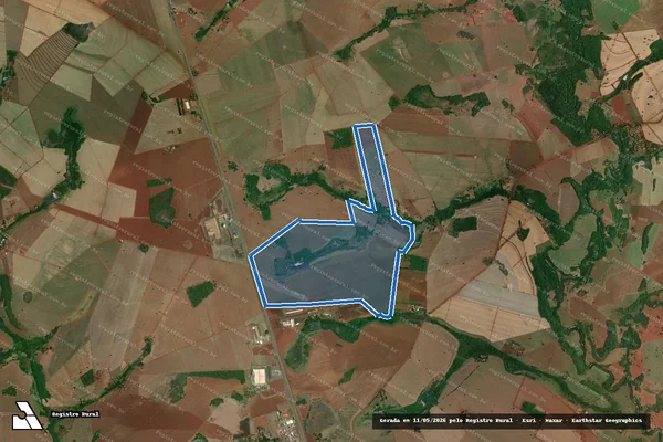Imagem de satélite de FAZENDA SANTA MARIA DE BAIXO - Gleba 02 em Itumbiara - GO