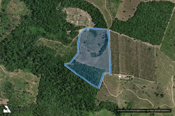 Imagem de satélite de Fazenda Guanabara em Porto Seguro - BA