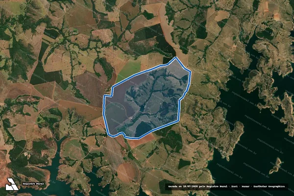 Imagem de satélite de Fazenda Olhos D?Água - Parte 1 em Catalão - GO