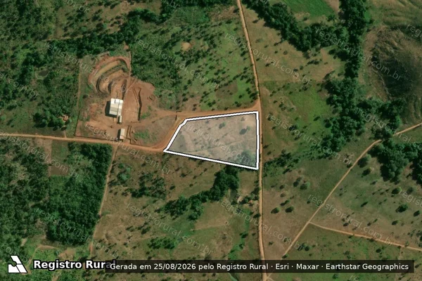 Imagem de satélite de PA RIO MAR ? LOTE 22 - PARCELA 02 em Palestina do Pará - PA