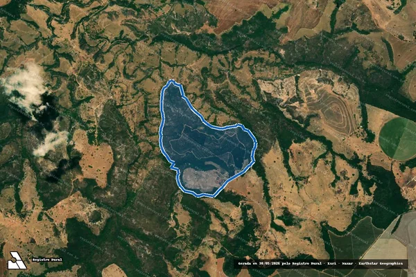 Imagem de satélite de FAZENDA ARIRANHA - 001 em Presidente Olegário - MG
