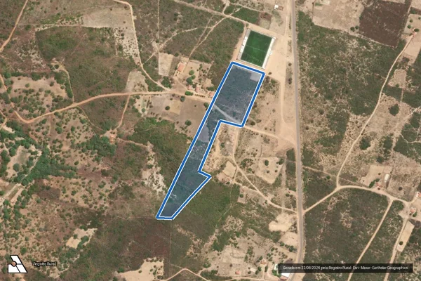 Imagem de satélite de TANQUINHO - Parte 6 em Lagoa do Barro do Piauí - PI