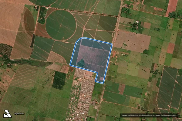 Imagem de satélite de FAZENDA NOVA ORLÂNDIA em Nova Andradina - MS