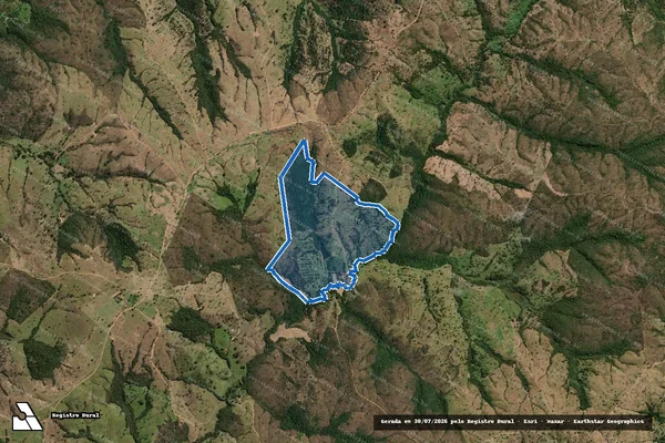 Imagem de satélite de FAZENDA CONCEIÇÃO - GLEBA 01 em Campo Alegre de Goiás - GO
