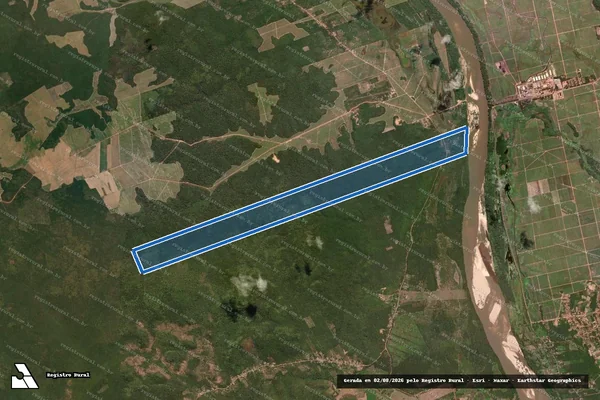 Imagem de satélite de BARRA DO ININGA_FAZENDA PADRE CÍCERO - Parte 1 em Caxias - MA