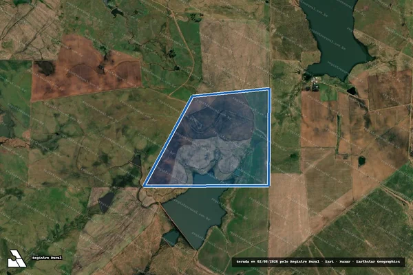 Imagem de satélite de GRANJA GALEÃO - GRANJA GALEÃO em Uruguaiana - RS