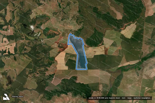 Imagem de satélite de FAZENDA SÃO JUDAS TADEU - Parte 03 em Alto Araguaia - MT