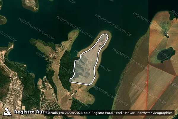 Imagem de satélite de FAZENDA SANTA MARIA - Parte 1 em Silvânia - GO