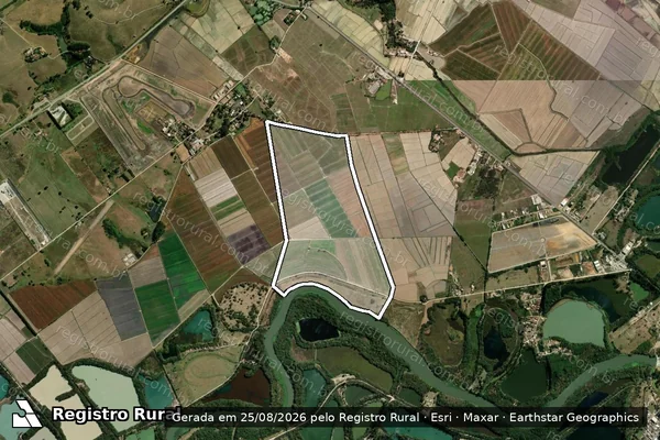 Imagem de satélite de FAZENDA SANTO ANTONIO I em Taubaté - SP