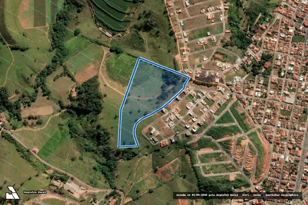 Imagem de satélite de Sítio Assunção - PARCELA 02 em Poço Fundo - MG