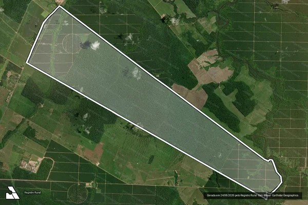 Imagem de satélite de FAZENDA JANDAMARA - Parcela 1 em Tailândia - PA