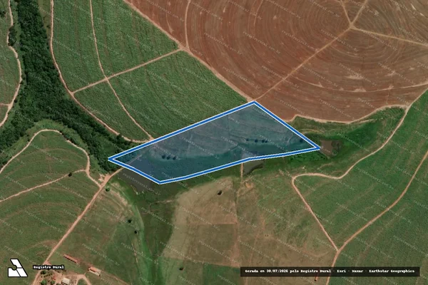 Imagem de satélite de FAZ STA. CATARINA DA MATA - GLEBA H  - PARTE 3 em General Salgado - SP