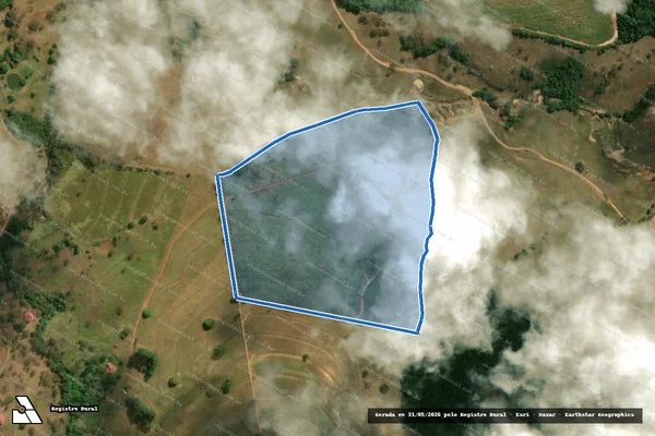 Imagem de satélite de Fazenda São João - Gleba "A" em Cajuru - SP