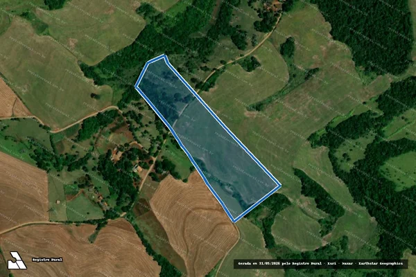 Imagem de satélite de LOTE RURAL N° 85, DA GLEBA N° 110-CP - Parcela 1 em Capanema - PR