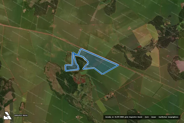 Imagem de satélite de Fazenda Serrana - PARTE 02 em Maracaju - MS