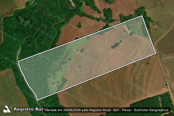 Imagem de satélite de ESTÂNCIA BENEDITA - Estância Benedita em Paraíso das Águas - MS