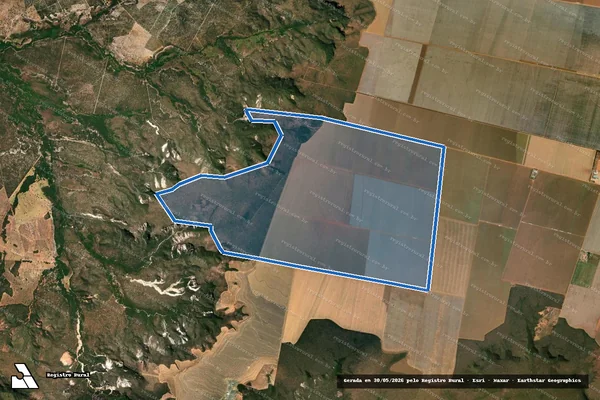 Imagem de satélite de FAZENDA CABECEIRA GRANDE - Parte 1 em Correntina - BA