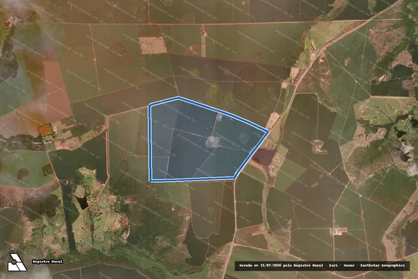 Imagem de satélite de Fazenda Santa Marta - Parte 1 em Padre Bernardo - GO